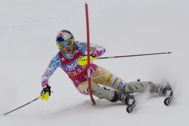 Fra: alpine Kayak val D'ISERE'süper kombine. Lindsey vonn.