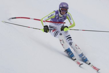 Fra: alpine Kayak val D'ISERE'süper kombine. Maria riesch.