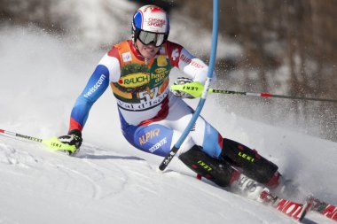 Fra: alpine Kayak val D'ISERE'erkekler slalom. murisier justin.