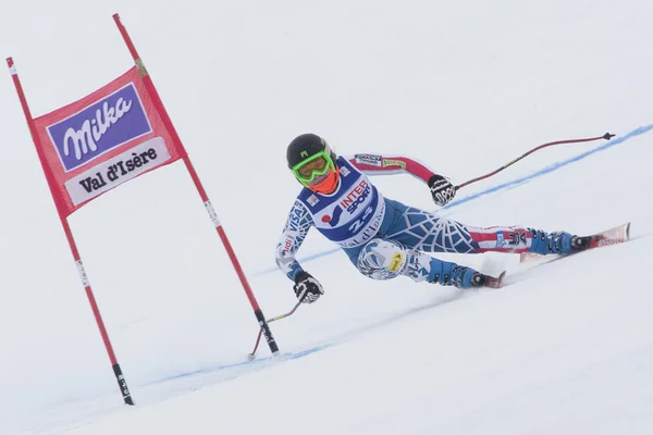 FRA: Sci alpino Val D'Isere Donne DH trg1 — Foto Stock
