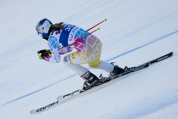 FRA: Alpin skidåkning Val D'Isere kvinnor Dh trg2 — Stockfoto