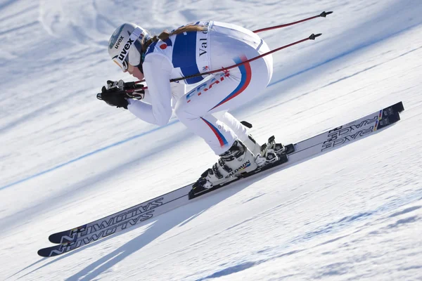 FRA: Alpine skiing Val D'Isere Women DH trg2 — Stock Photo, Image