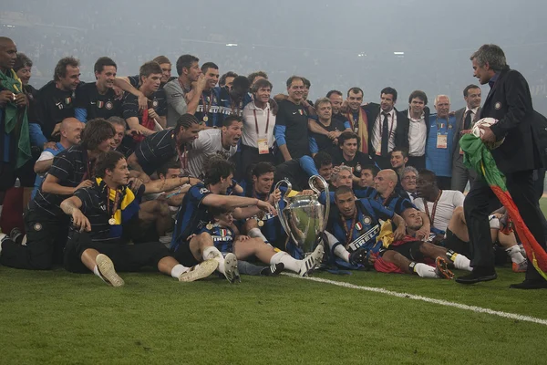 Fotboll: Champions League-finalen 2010 — Stockfoto