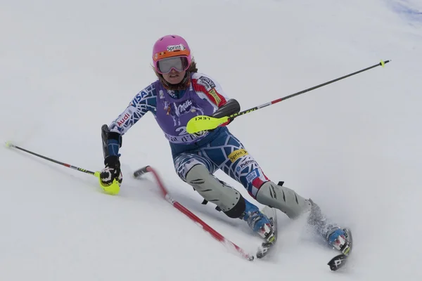 Fra: Alpine Kayak Val D'ISERE'süper kombine — Stok fotoğraf