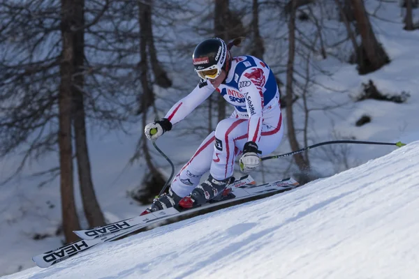 FRA: Esqui alpino Val D 'Isere Women DH trg2 — Fotografia de Stock