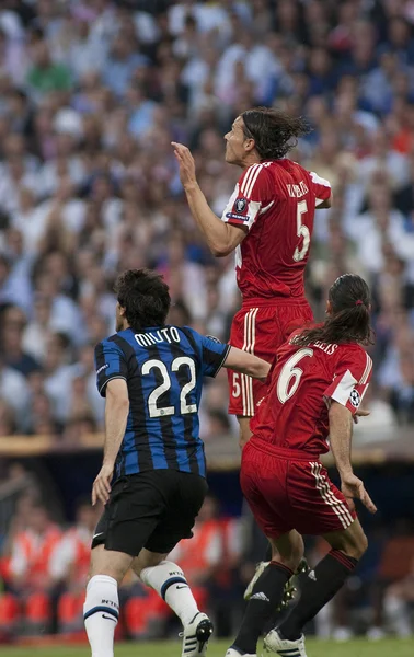 Voetbal: Champions League finale 2010 — Stockfoto