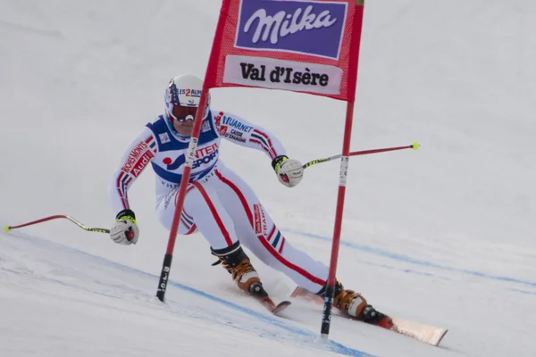 FRA: Sci alpino Val D'Isere Donne DH trg1 — Foto Stock