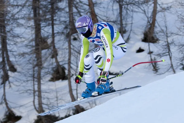Fra: Alpine Ski Val D'Isere vrouwen Dh trg2 — Stockfoto