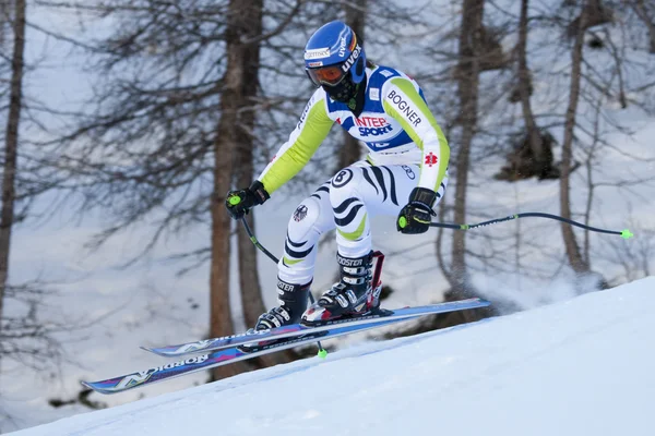 FRA: Esqui alpino Val D 'Isere Women DH trg2 — Fotografia de Stock