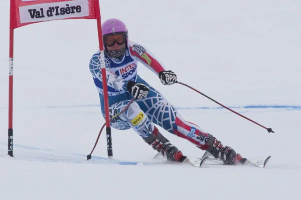 FRA: Sci alpino Val D'Isere Donne DH trg1 — Foto Stock