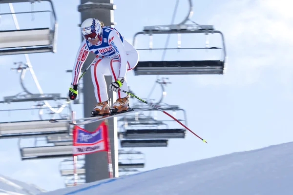 FRA: Esquí alpino Val D 'Isere cuesta abajo —  Fotos de Stock