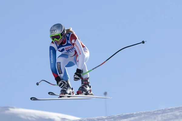 FRA: Esquí alpino Val D 'Isere cuesta abajo — Foto de Stock