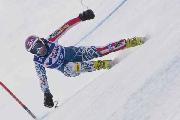 Fra: Alpine Ski Val D'Isere vrouwen Dh trg1 — Stockfoto