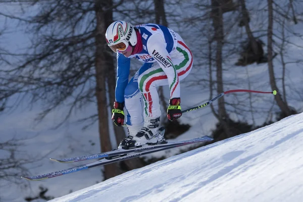 Fra: Alpine Kayak Val D'ISERE'kadınlar Dh trg2 — Stok fotoğraf