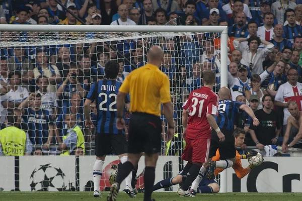 Futbol: Şampiyonlar Ligi Final 2010 — Stok fotoğraf