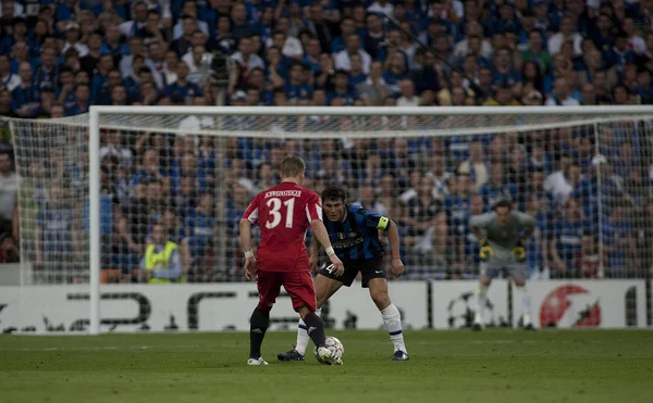 Voetbal: Champions League finale 2010 — Stockfoto