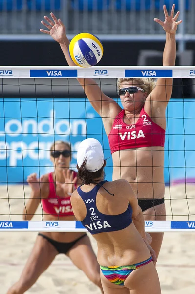 GBR: Voleibol internacional Londres — Fotografia de Stock