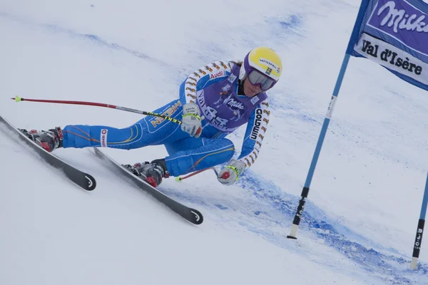 FRA: Esquí alpino Val D 'Isere Super Combined. Kajsa Kling . — Foto de Stock