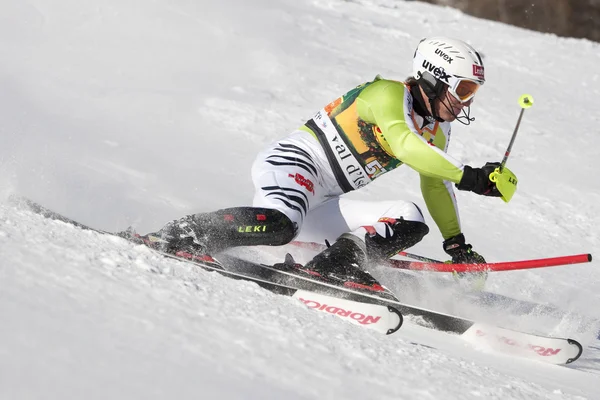 FRA: alpin skidåkning val d'isere Herrarnas slalom. dopfer fritz. — Stockfoto