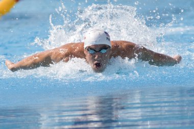 Kay: Dünya Su Sporları Şampiyonası - Erkekler 100m kelebek qualific. Michael phelps