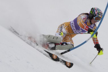 Fra: alpine Kayak val D'ISERE'süper kombine. Marie-michele gagnon.