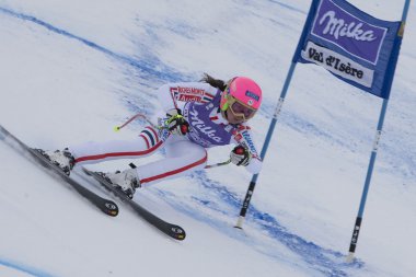 Fra: alpine Kayak val D'ISERE'süper kombine. Margot bale.