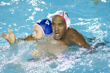 wpo: Dünya Su Sporları Şampiyonası - Yarı final - usa vs İspanya. Jeffrey powers, Ivan perez.
