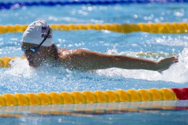 Kay: Dünya Su Sporları Şampiyonası - Kadınlar 400m bireysel karışık. Elizabeth beisel.