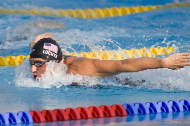 Kay: Dünya Su Sporları Şampiyonası - Erkekler 400m bireysel karışık. Ryan Lochte