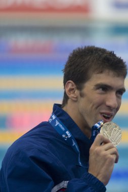 Kay: Dünya Su Sporları Şampiyonası - Erkekler 100m kelebek final. Michael phelps