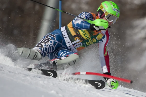 Fra: alpské lyžování val d'isere mužů slalom.ligety ted. — Stock fotografie