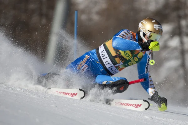 Fra: Slalom alpské lyžování Val D'Isere mužů — Stock fotografie