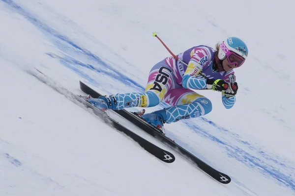 FRA: Alpin skidåkning Val D'Isere Super kombination — Stockfoto