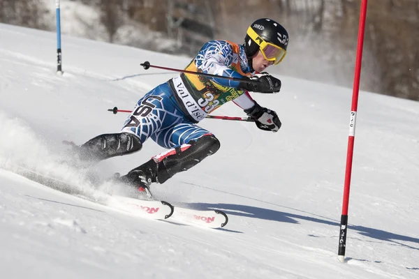 FRA: Alpine skiing Val D'Isere men's slalom. CHODOUNSKY David. — Stock Photo, Image