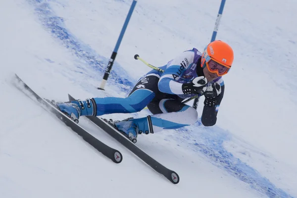 FRA: Alpine skiing Val D'Isere Super Combined. Andrea Jardi. — Stock Photo, Image