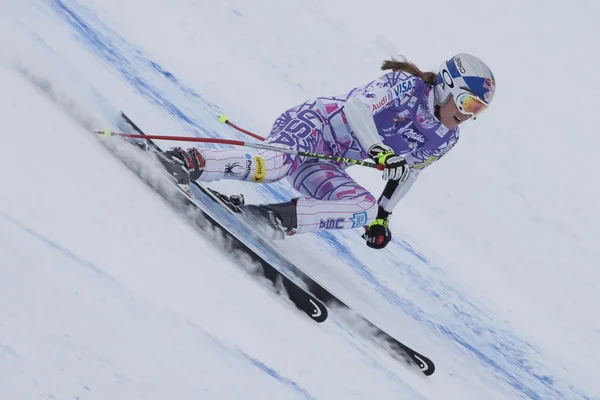 FRA: Esquí alpino Val D 'Isere Super Combined. Lindsey Vonn . —  Fotos de Stock