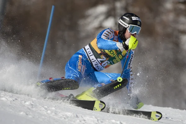 Fra: alpine Kayak val D'ISERE'erkekler slalom. Larsson markus — Stok fotoğraf