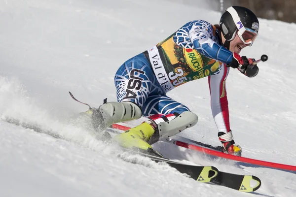 FRA: Esquí alpino Val D 'Isere slalom masculino. BRANDENBURGO Will . — Foto de Stock