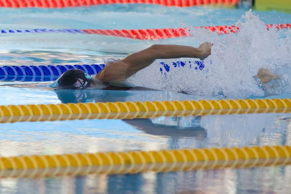 SWM: Campeonato Mundial de Acuática - Mujeres 100m estilo libre final. Amanda Weir . — Foto de Stock