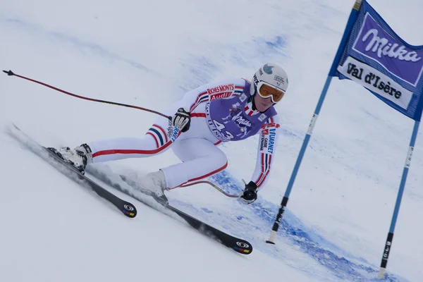 FRA: Alpine skiing Val D'Isere Super Combined. Aurelie Revillet . — Stockfoto
