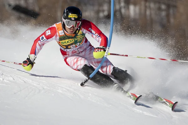 FRA: Alpine skiing Val D'Isere men's slalom. YUASA Naoki . — ストック写真