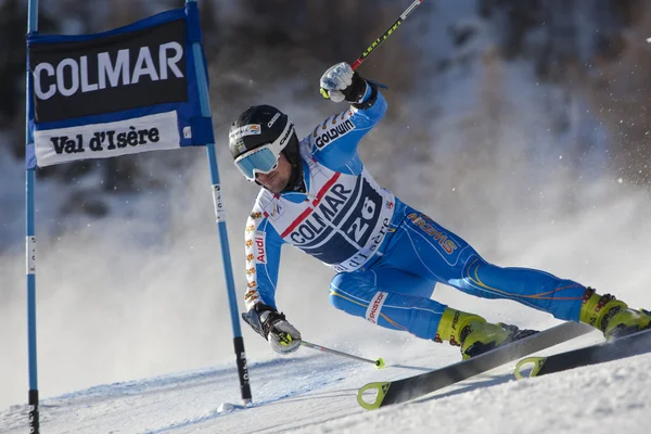 Fra: alpine ski val d'isere mannen gs. Larsson markus. — Stockfoto