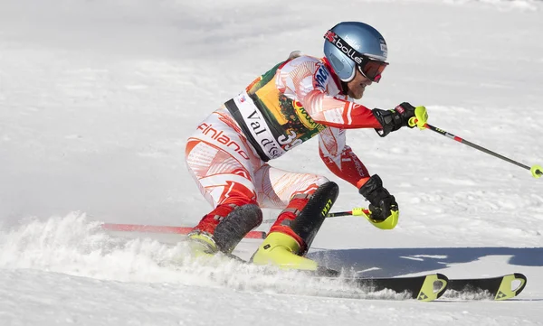 FRA: Alpine skiing Val D'Isere men's slalom. PALANDER Kalle. — Stock Photo, Image