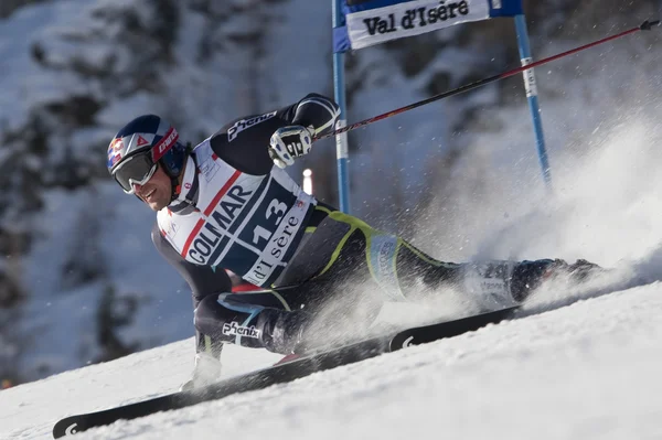 Fra: アルペン スキー val d ' isere の男子 gs。スビンダル策定されたルンド. — ストック写真