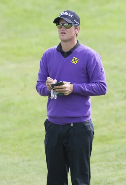 Bernd Wiesberger (AUT) in action on the first day of the European Tour — Stock Photo, Image