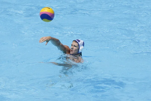 Wpo: Wasserweltmeisterschaft - USA gegen Rumänien. anthony azevedo. — Stockfoto
