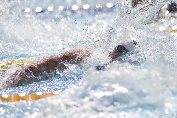 SWM: zwemmen Wereldkampioenschap - mens 200 meter vrije slag. David walters. — Stockfoto