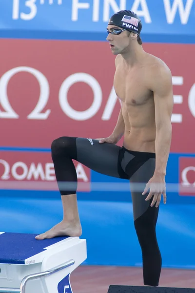 SWM : Championnat du Monde Aquatique 200m papillon hommes finale. Michael Phelps . — Photo