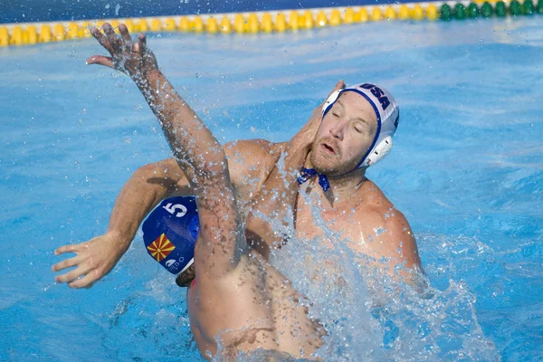 WPO: USA-Macedonia, tredicesimo Campionato Mondiale di Acquatica Roma 09 — Foto Stock