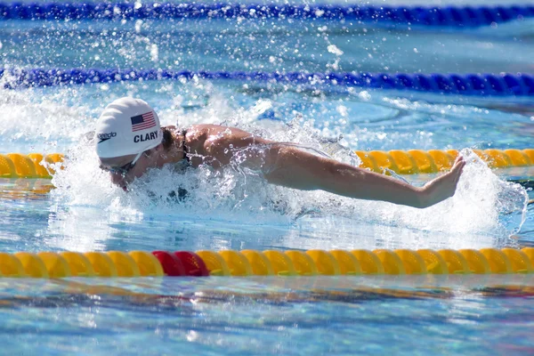 SWM: World Aquatics Championship - mens 400 individual medley. Scott Clary. — Stock Photo, Image